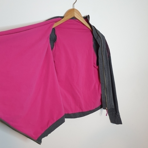 Lululemon Sway Jacket Dark Grey & Señorita Pink Size 4 - Picture 10 of 12